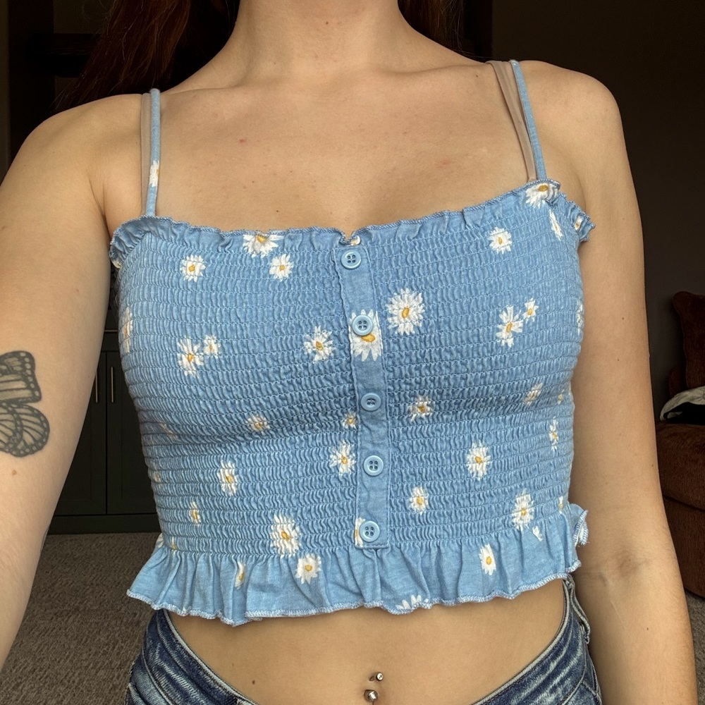 Women’s Daisy Stretch Crop Tank